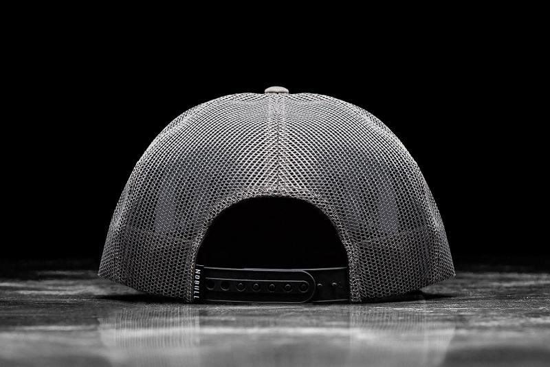 Women's Nobull Flat-Brim Trucker Hats Black | SG B3248E